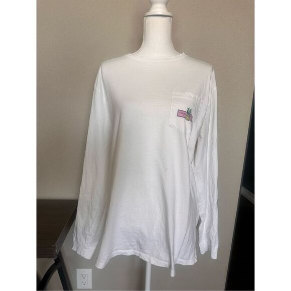 Vineyard Vines Martha’s Vineyard Men’s XL Pina Colada Pineapple Coconut White Lo - Picture 2 of 8